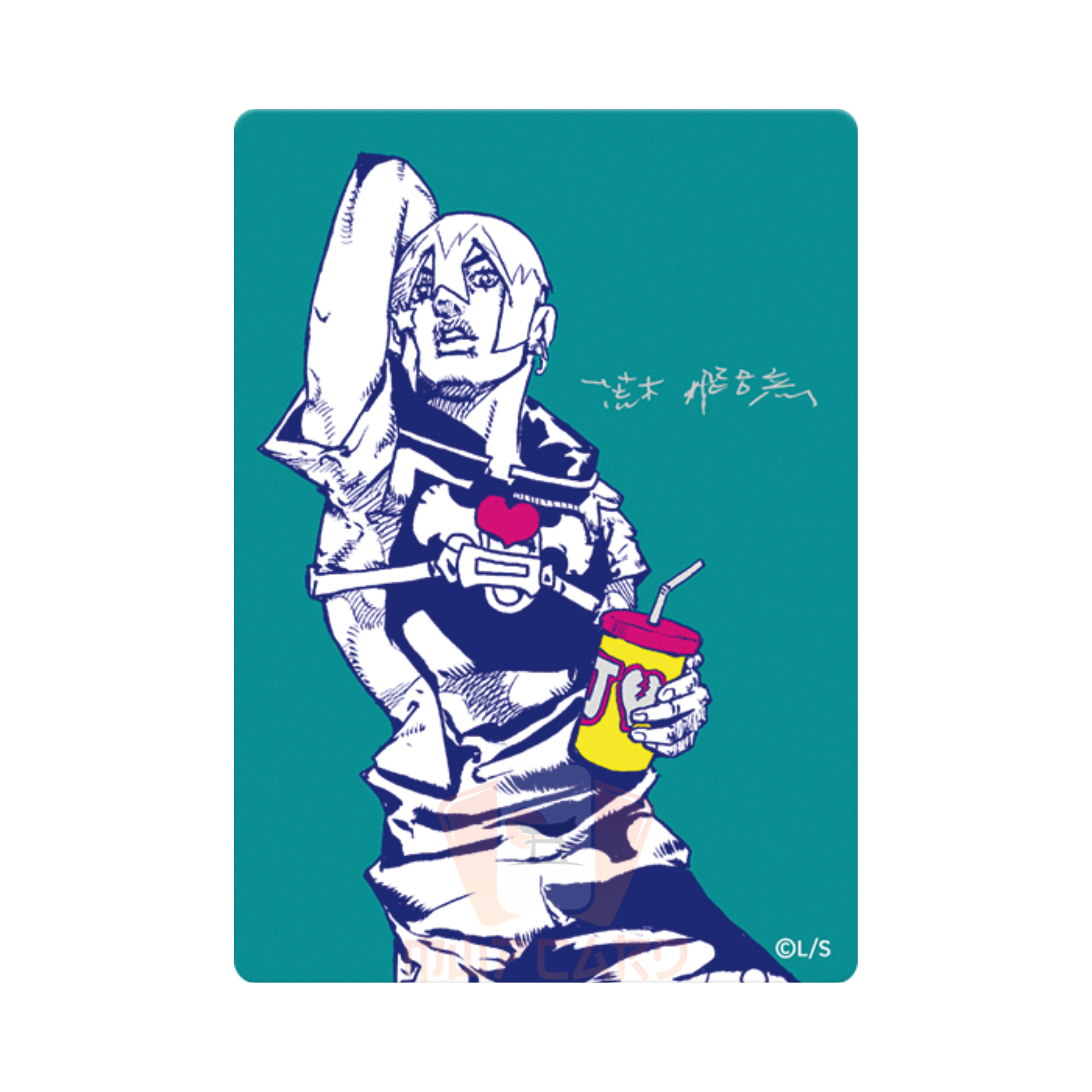 PREORDER The JOJOLands Signed Hirohiko Araki MetaKira Card Natsucomi Shueisha 2026 | Promo Giappone
