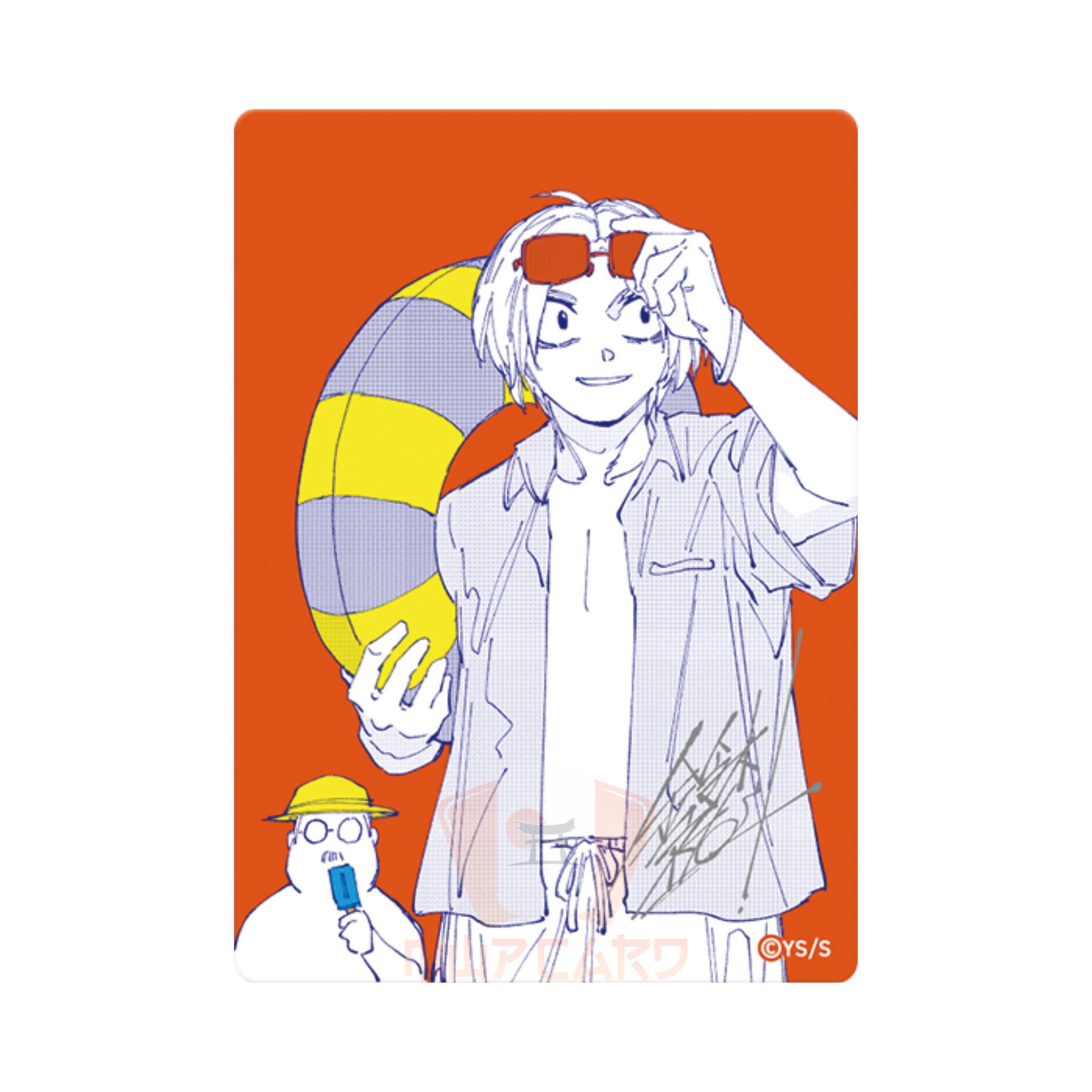 PREORDER SAKAMOTO DAYS Signed Yuto Suzuki MetaKira Card Natsucomi Shueisha 2026 | Promo Giappone