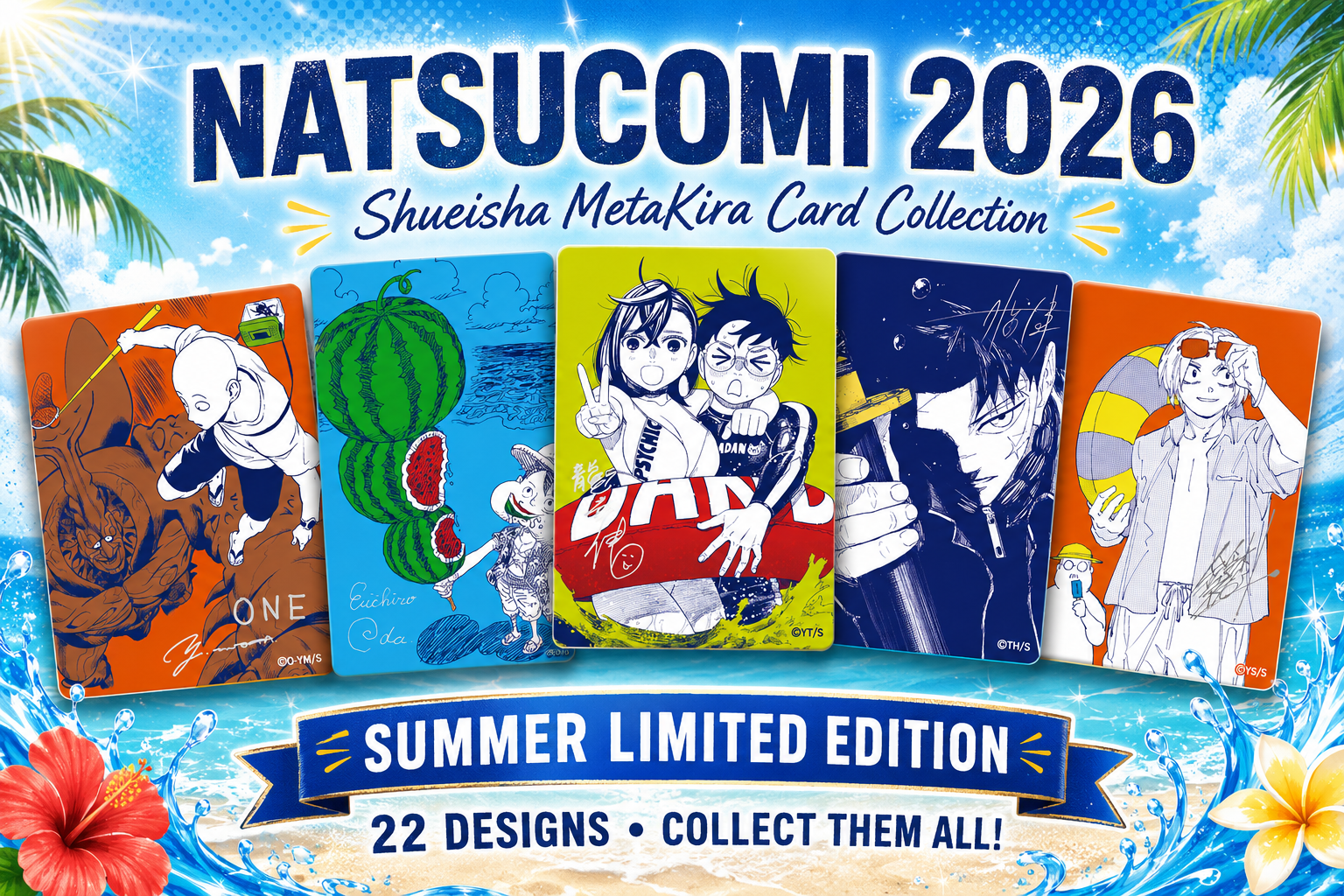 Natsucomi Shueisha 2026 MetaKira Card | Promo Manga Giappone