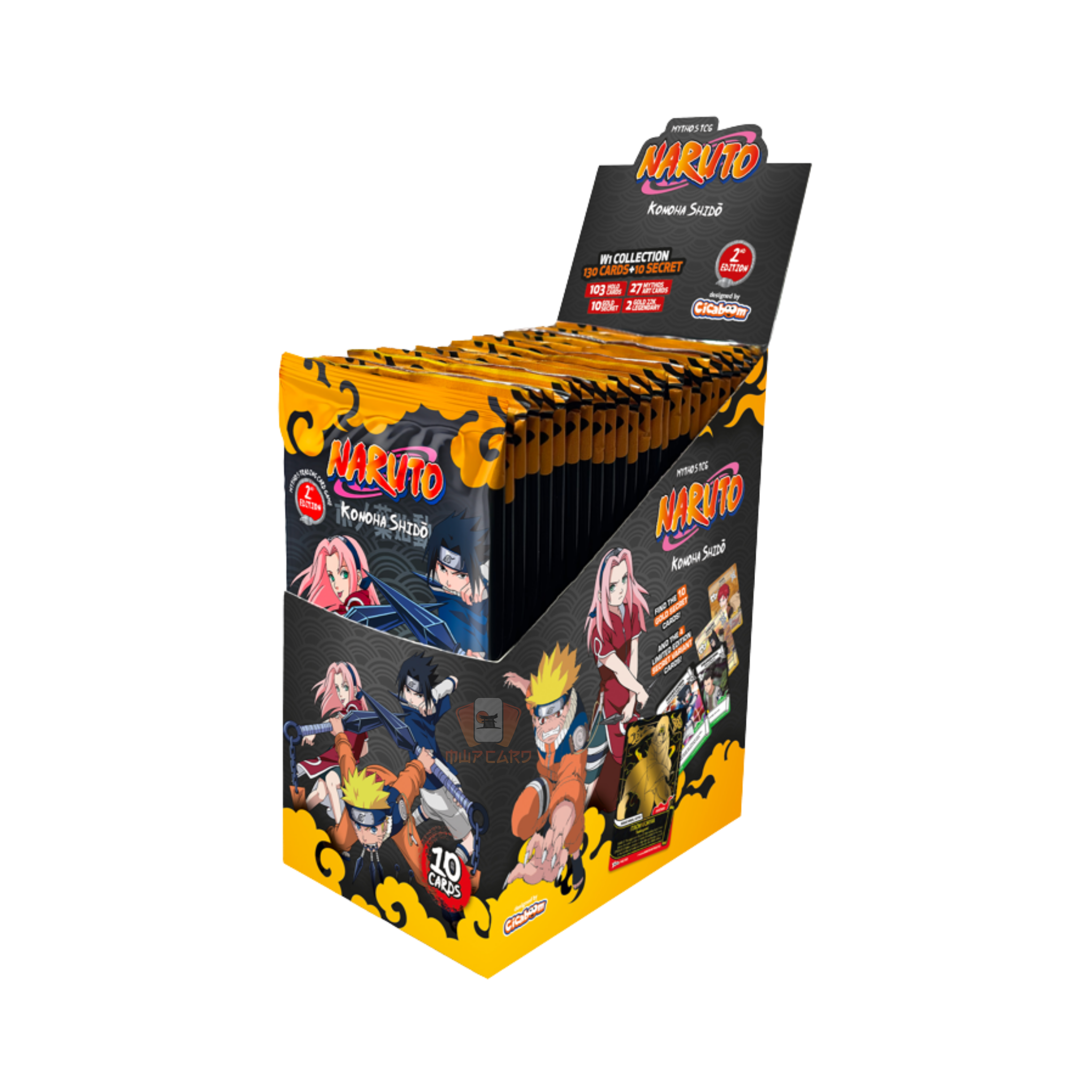 Naruto Mythos TCG 2nd Edition Box 24 Buste ENG